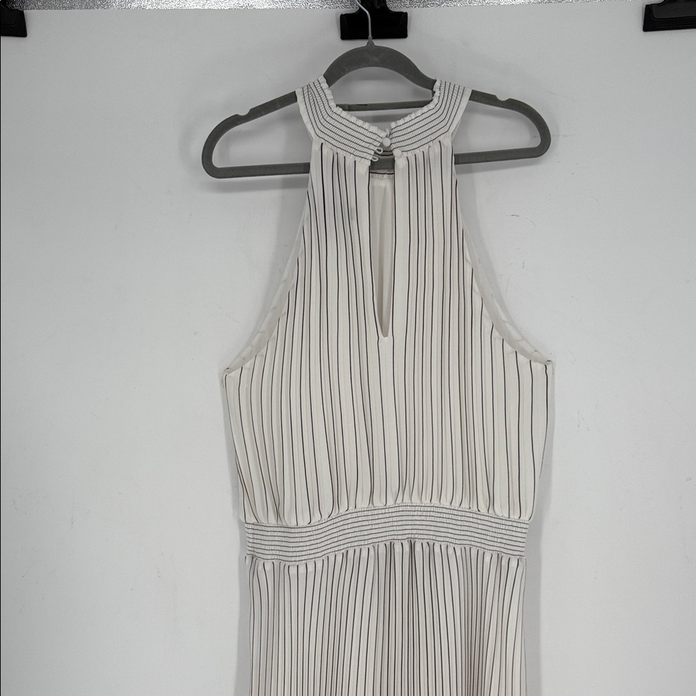 WHBM Pleated Midi Halter Dress size 14 - Picture 13 of 14